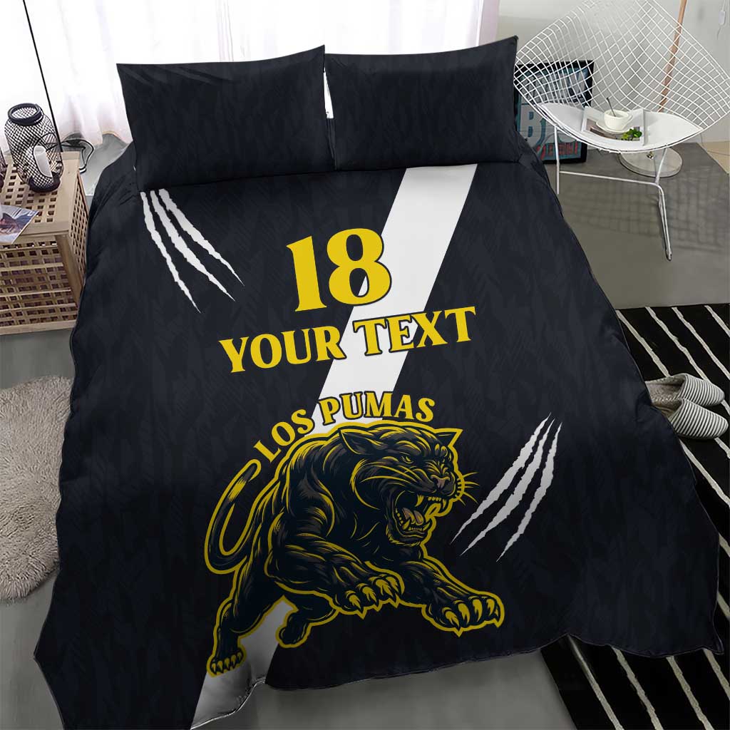 Custom Argentina Rugby Bedding Set Pumas Mascot - Wonder Print Shop