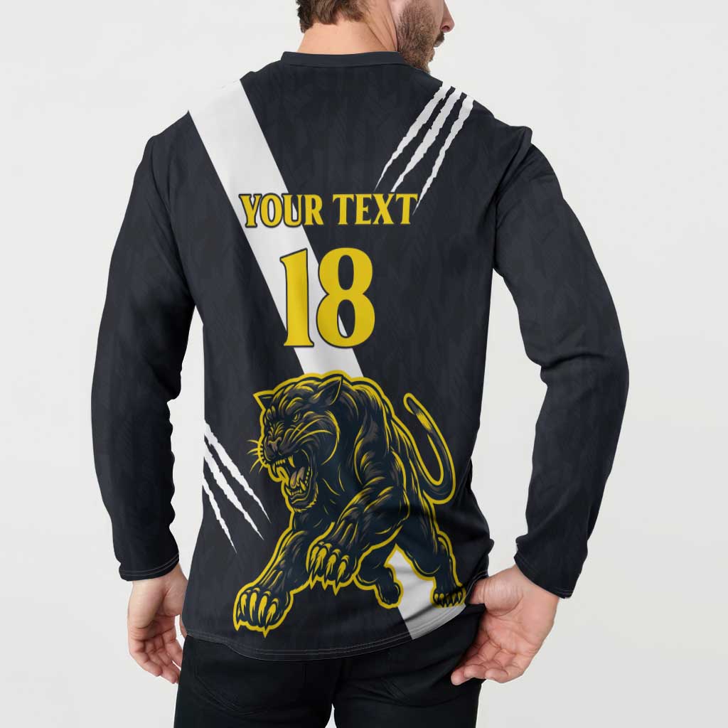 Custom Argentina Rugby Button Sweatshirt Pumas Mascot - Wonder Print Shop
