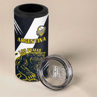 Custom Argentina Rugby 4 in 1 Can Cooler Tumbler Pumas Mascot - Wonder Print Shop