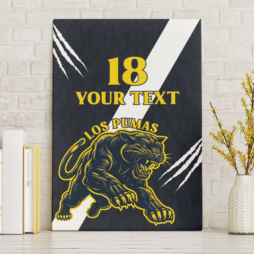 Custom Argentina Rugby Canvas Wall Art Pumas Mascot - Wonder Print Shop