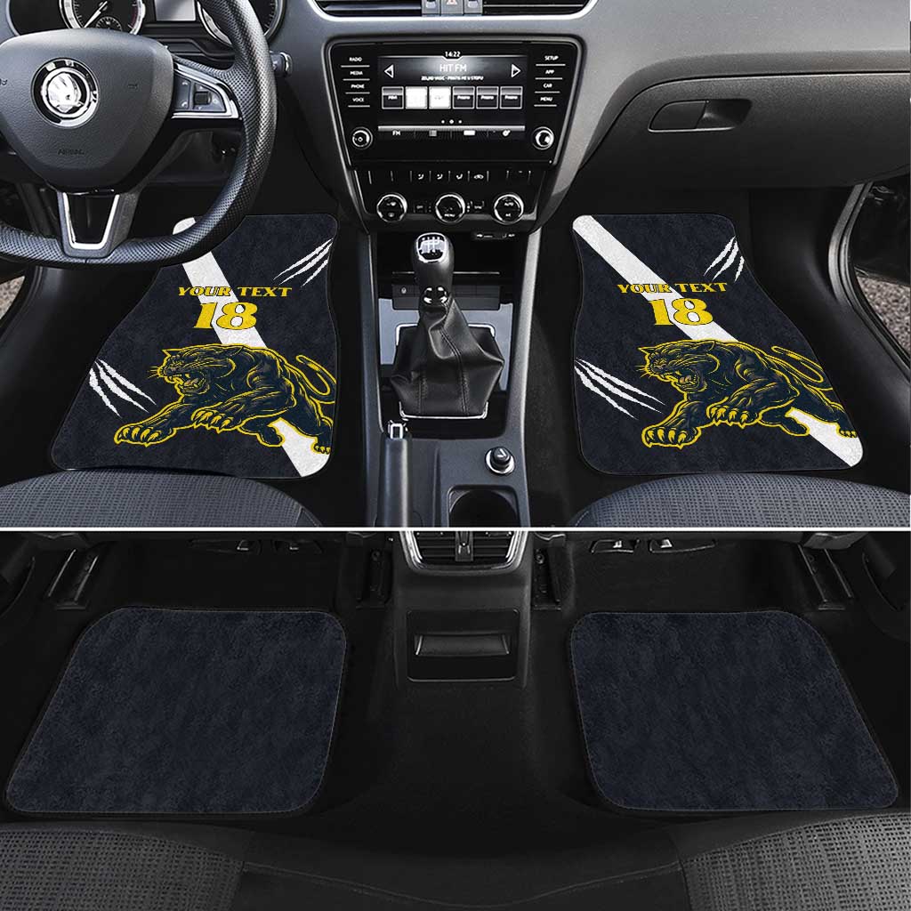 Custom Argentina Rugby Car Mats Pumas Mascot - Wonder Print Shop