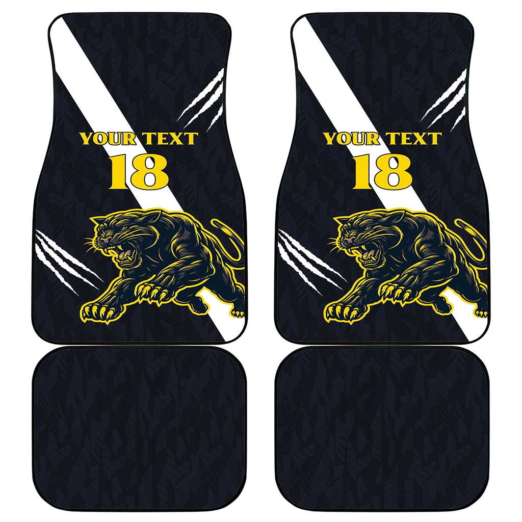 Custom Argentina Rugby Car Mats Pumas Mascot - Wonder Print Shop