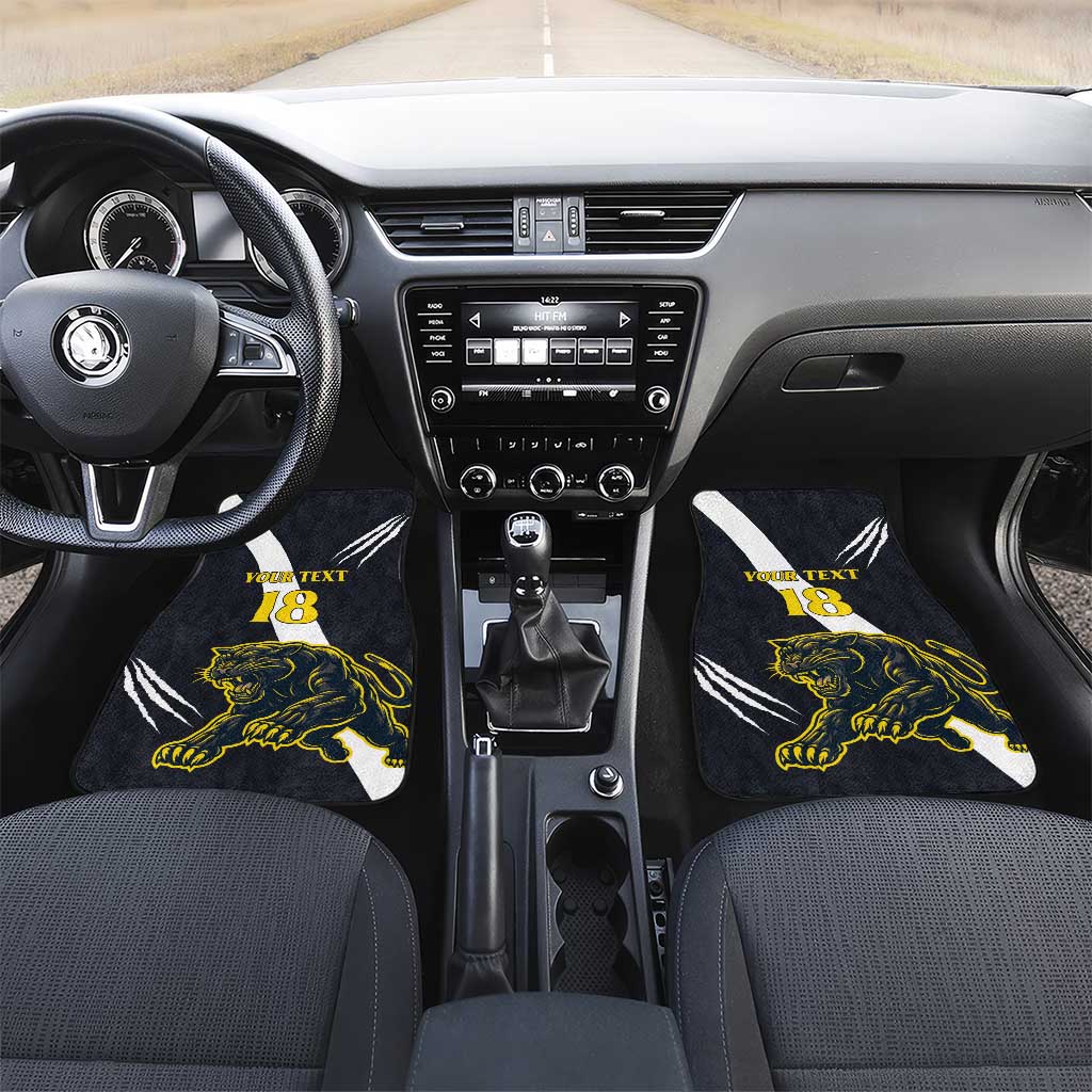 Custom Argentina Rugby Car Mats Pumas Mascot - Wonder Print Shop