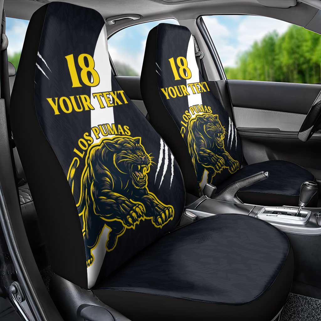 Custom Argentina Rugby Car Seat Cover Pumas Mascot - Wonder Print Shop