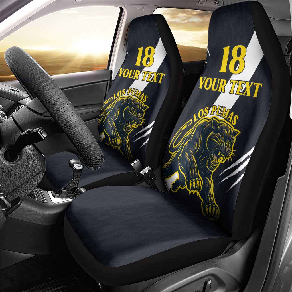 Custom Argentina Rugby Car Seat Cover Pumas Mascot - Wonder Print Shop