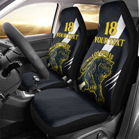 Custom Argentina Rugby Car Seat Cover Pumas Mascot - Wonder Print Shop