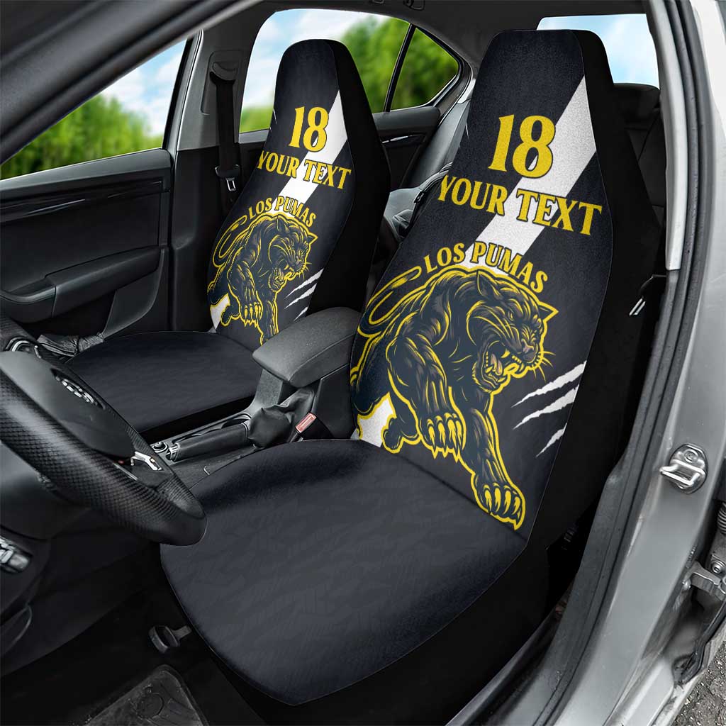 Custom Argentina Rugby Car Seat Cover Pumas Mascot - Wonder Print Shop