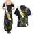Custom Argentina Rugby Couples Matching Summer Maxi Dress and Hawaiian Shirt Pumas Mascot - Wonder Print Shop