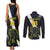 Custom Argentina Rugby Couples Matching Tank Maxi Dress and Long Sleeve Button Shirt Pumas Mascot - Wonder Print Shop