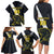 Custom Argentina Rugby Family Matching Long Sleeve Bodycon Dress and Hawaiian Shirt Pumas Mascot - Wonder Print Shop
