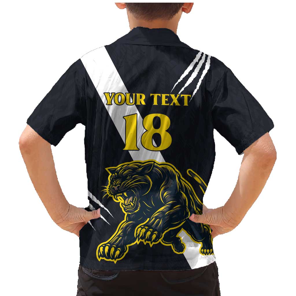 Custom Argentina Rugby Family Matching Mermaid Dress and Hawaiian Shirt Pumas Mascot - Wonder Print Shop