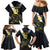 Custom Argentina Rugby Family Matching Mermaid Dress and Hawaiian Shirt Pumas Mascot - Wonder Print Shop