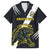 Custom Argentina Rugby Family Matching Off The Shoulder Long Sleeve Dress and Hawaiian Shirt Pumas Mascot - Wonder Print Shop