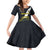 Custom Argentina Rugby Family Matching Off Shoulder Short Dress and Hawaiian Shirt Pumas Mascot - Wonder Print Shop