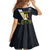 Custom Argentina Rugby Family Matching Off Shoulder Short Dress and Hawaiian Shirt Pumas Mascot - Wonder Print Shop