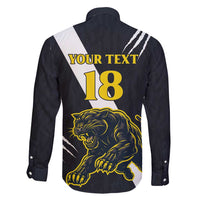 Custom Argentina Rugby Family Matching Off Shoulder Short Dress and Hawaiian Shirt Pumas Mascot - Wonder Print Shop
