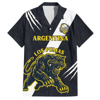 Custom Argentina Rugby Family Matching Puletasi and Hawaiian Shirt Pumas Mascot - Wonder Print Shop