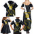 Custom Argentina Rugby Family Matching Summer Maxi Dress and Hawaiian Shirt Pumas Mascot - Wonder Print Shop