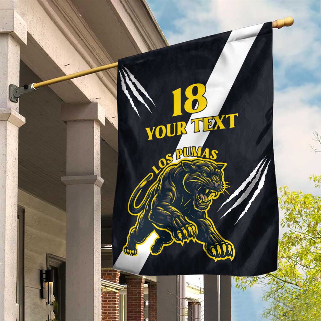 Custom Argentina Rugby Garden Flag Pumas Mascot - Wonder Print Shop