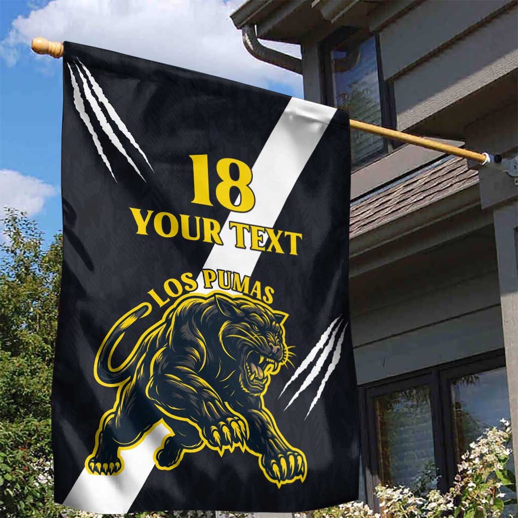 Custom Argentina Rugby Garden Flag Pumas Mascot - Wonder Print Shop