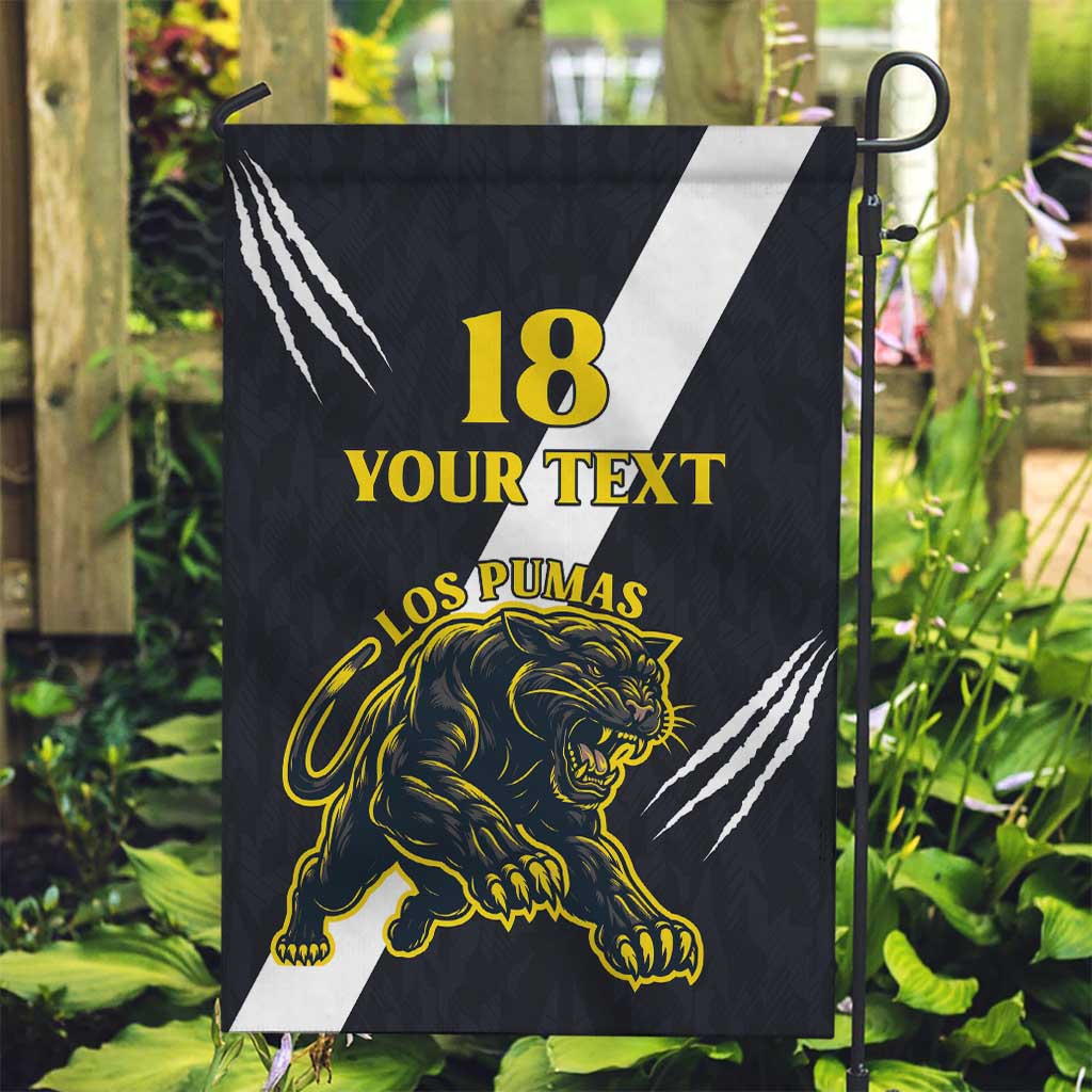 Custom Argentina Rugby Garden Flag Pumas Mascot - Wonder Print Shop