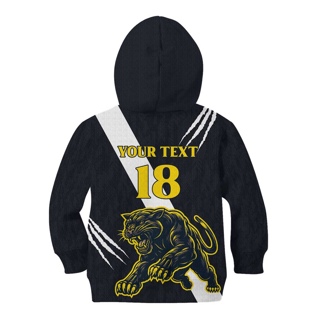 Custom Argentina Rugby Kid Hoodie Pumas Mascot - Wonder Print Shop