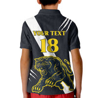 Custom Argentina Rugby Kid Polo Shirt Pumas Mascot - Wonder Print Shop