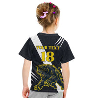 Custom Argentina Rugby Kid T Shirt Pumas Mascot - Wonder Print Shop