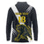Custom Argentina Rugby Long Sleeve Polo Shirt Pumas Mascot - Wonder Print Shop