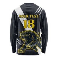 Custom Argentina Rugby Long Sleeve Shirt Pumas Mascot - Wonder Print Shop