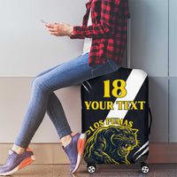 Custom Argentina Rugby Luggage Cover Pumas Mascot - Wonder Print Shop
