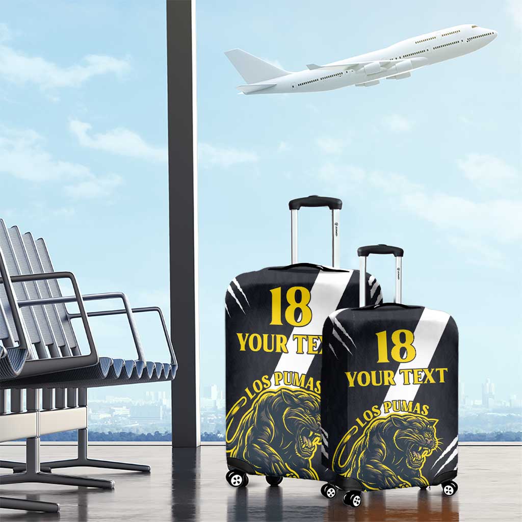 Custom Argentina Rugby Luggage Cover Pumas Mascot - Wonder Print Shop
