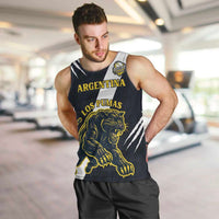 Custom Argentina Rugby Men Tank Top Pumas Mascot - Wonder Print Shop