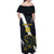 Custom Argentina Rugby Off Shoulder Maxi Dress Pumas Mascot - Wonder Print Shop