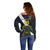 Custom Argentina Rugby Off Shoulder Sweater Pumas Mascot - Wonder Print Shop