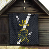 Custom Argentina Rugby Quilt Pumas Mascot - Wonder Print Shop