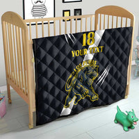 Custom Argentina Rugby Quilt Pumas Mascot - Wonder Print Shop