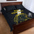 Custom Argentina Rugby Quilt Bed Set Pumas Mascot - Wonder Print Shop