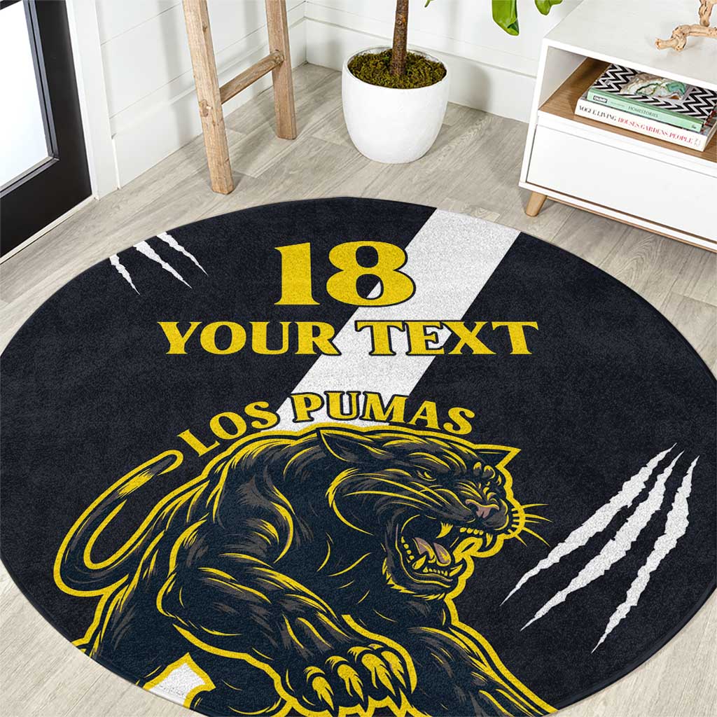 Custom Argentina Rugby Round Carpet Pumas Mascot - Wonder Print Shop