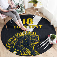Custom Argentina Rugby Round Carpet Pumas Mascot - Wonder Print Shop