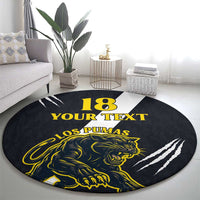 Custom Argentina Rugby Round Carpet Pumas Mascot - Wonder Print Shop