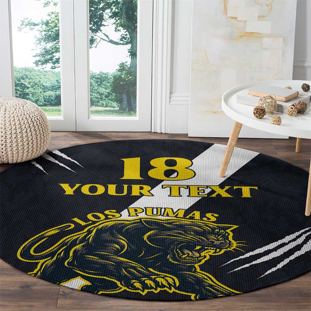 Custom Argentina Rugby Round Carpet Pumas Mascot - Wonder Print Shop