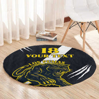 Custom Argentina Rugby Round Carpet Pumas Mascot - Wonder Print Shop
