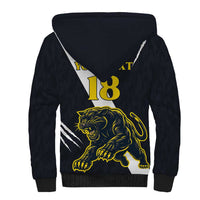 Custom Argentina Rugby Sherpa Hoodie Pumas Mascot - Wonder Print Shop