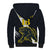 Custom Argentina Rugby Sherpa Hoodie Pumas Mascot - Wonder Print Shop