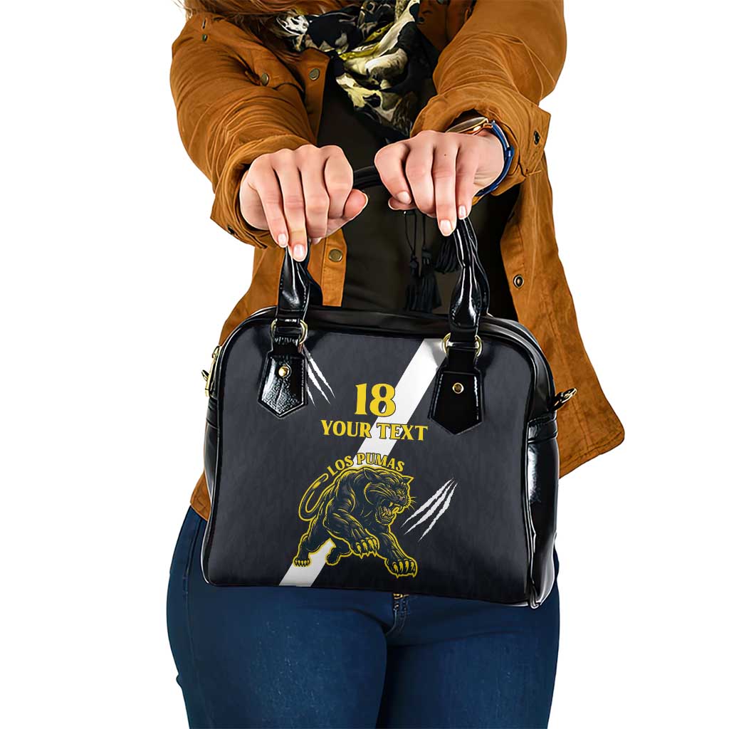 Custom Argentina Rugby Shoulder Handbag Pumas Mascot - Wonder Print Shop