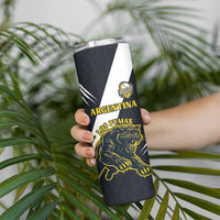 Custom Argentina Rugby Skinny Tumbler Pumas Mascot - Wonder Print Shop