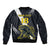 Custom Argentina Rugby Sleeve Zip Bomber Jacket Pumas Mascot - Wonder Print Shop