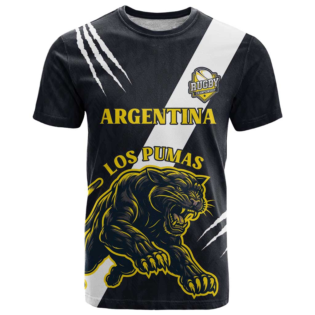 Custom Argentina Rugby T Shirt Pumas Mascot - Wonder Print Shop