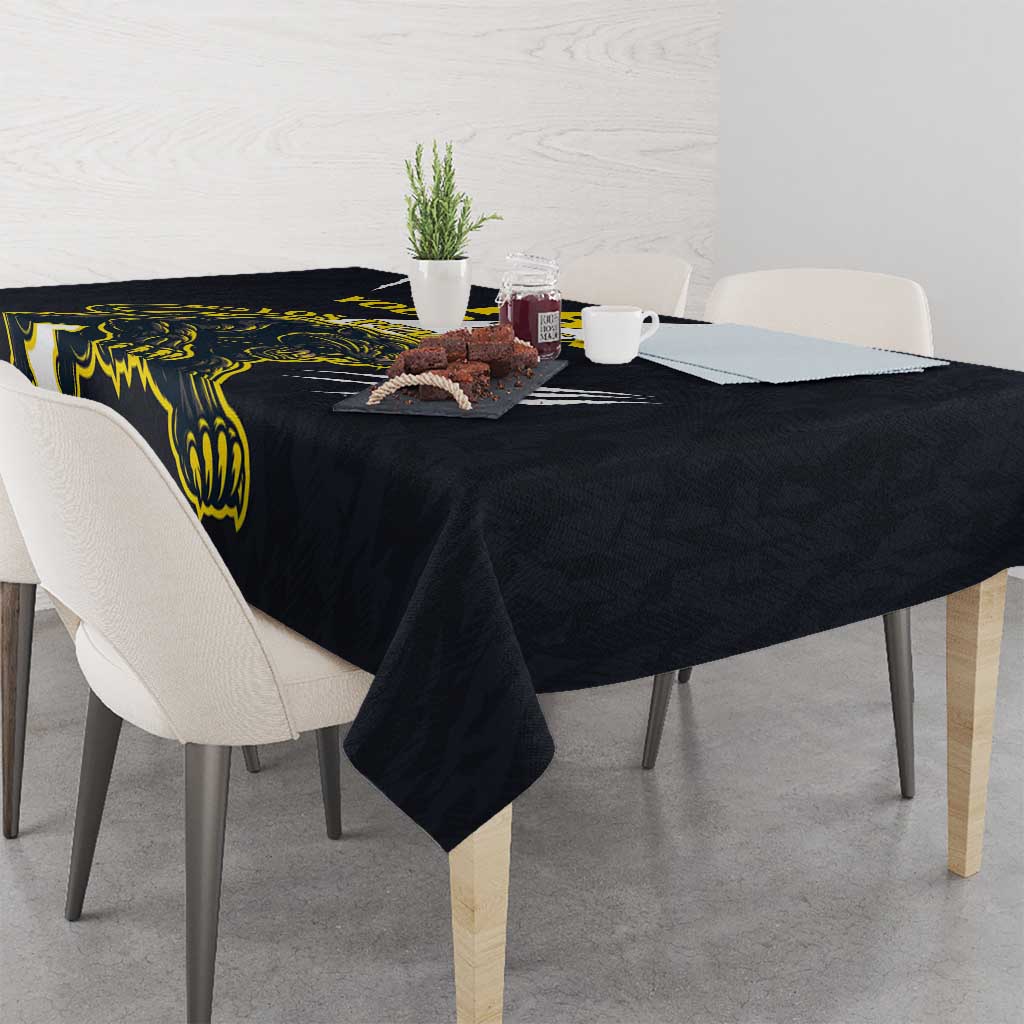 Custom Argentina Rugby Tablecloth Pumas Mascot - Wonder Print Shop